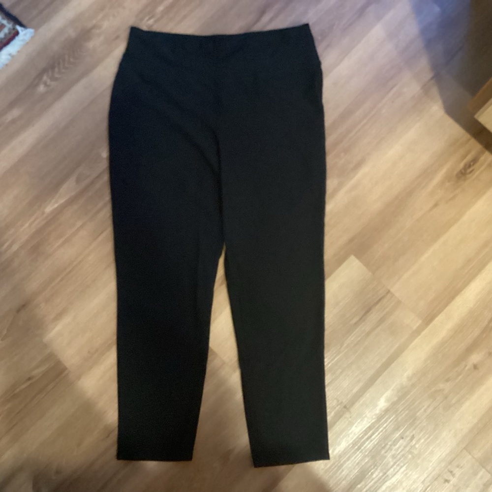 Eileen Fisher Black Straight Leg Pants